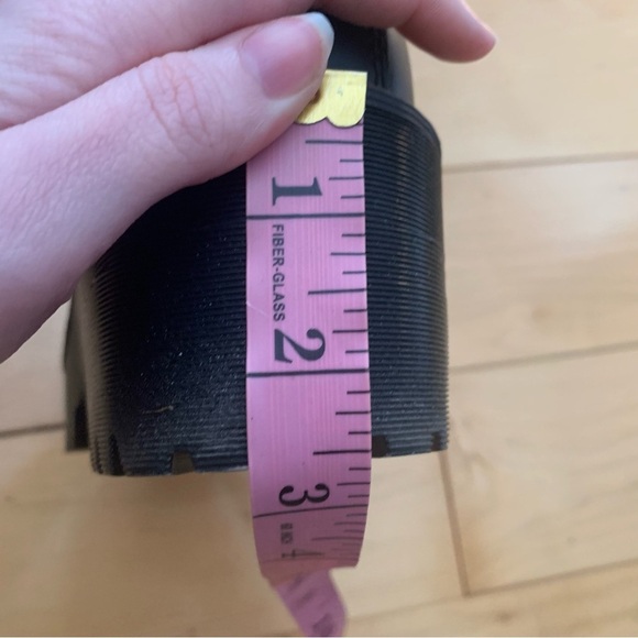 Dr Martens Air Wair LEONA Smooth Black Platform Boots Womens Size 9 - Picture 8 of 11